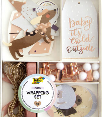 folia verpakkingsset PASTEL, 38-delig