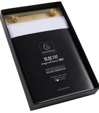 EXACOMPTA notitieblok 'BLOC FAF', 160 x 100 mm, gepunt