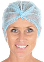 HYGOSTAR PP-clip-on haarnetje Detect, diameter: 500 mm, blauw