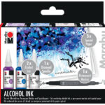 Marabu permanente inkt Alcohol Ink-Set UNDERWATER