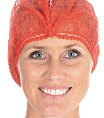 HYGOSTAR PP-clip-on haarnetje Detect, diameter: 500 mm, rood