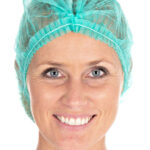 HYGOSTAR PP-clip-on haarnetje Detect, diameter: 500 mm, groen