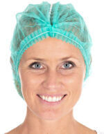 HYGOSTAR PP-clip-on haarnetje Detect, diameter: 500 mm, blauw