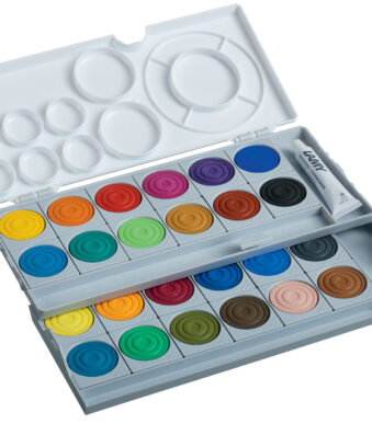 LAMY waterverfdoos aquaplus, grijs, 24 kleuren