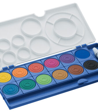 LAMY waterverfdoos aquaplus, blauw, 12 kleuren