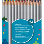 LAMY driehoekige kleurpotloden colorplus, 24 stuks in doosje