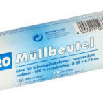 PAPSTAR Afvalzak HDPE, 60 liter, wit