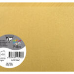 Pollen by Clairefontaine dubbele kaart C6, goud