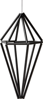 folia papieren drinkrietje ´BLACK´, lengte: 200 mm