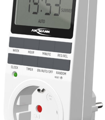 ANSMANN weekschakelklok AES4, wit