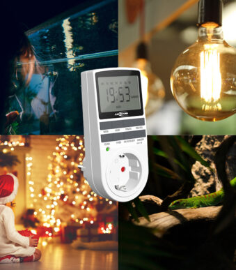 ANSMANN weekschakelklok AES4, wit