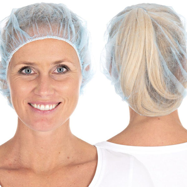 HYGONORM baret-haarnetje Bettina Light, 530 mm, blauw
