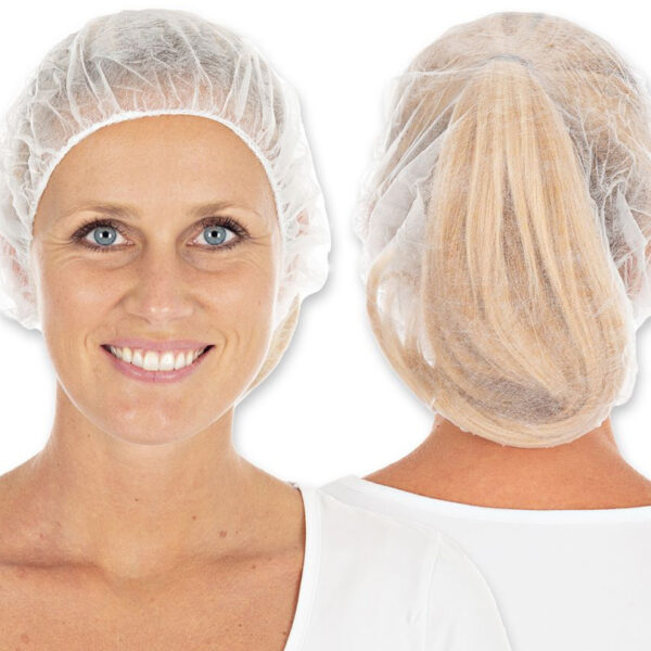 fHYGONORM baret-haarnetje Bettina Light, PP-vlies wit