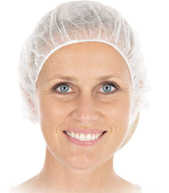 HYGOSTAR PP-baret-haarnetje Bettina, diameter: 530 mm, wit