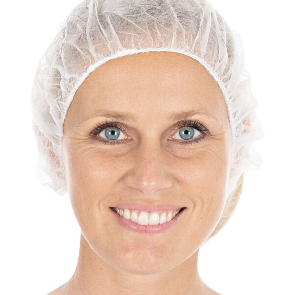 HYGOSTAR PP-baret-haarnetje Bettina, diameter: 530 mm, wit