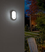 brennenstuhl LED ovale lamp, met bewegingsmelder, wit