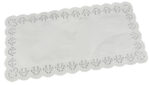 PAPSTAR taartrand/taartonderlegger, hoekig, 400 x 200 mm, wit