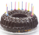 PAPSTAR verjaardagskaarsjes, van was, wit gestreept