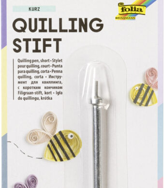 folia Quilling-Stift kort, 8 mm punt, van aluminium