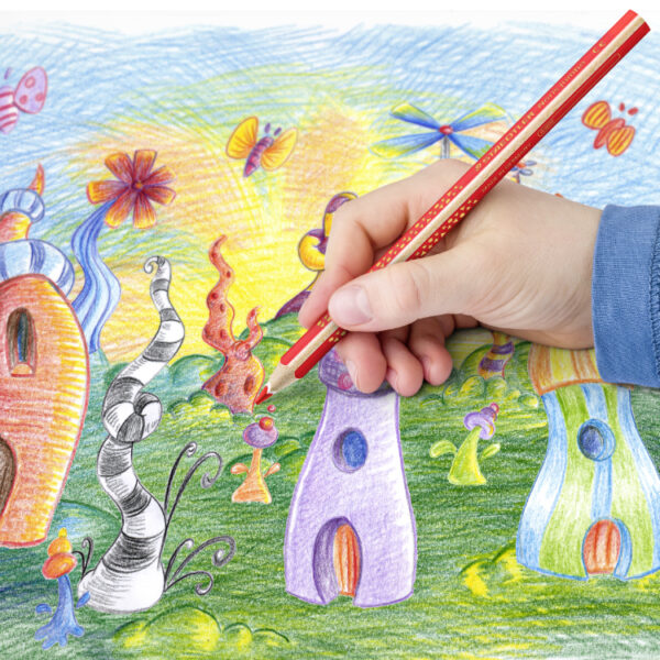 STAEDTLER driehoekige kleurpotloden Noris jumbo, 10+2 Etui