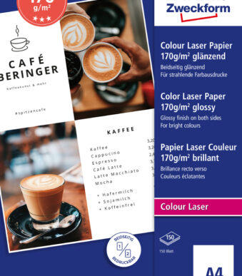 AVERY Colour laser fotopapier, A4, 170 g/m2, glanzend, 200 vel