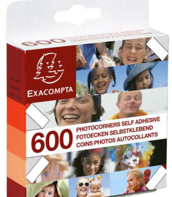 EXACOMPTA fotohoekjes, transparant, zelfklevend