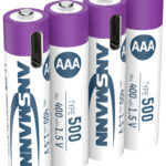 ANSMANN Li-Ion accu/batterij Micro AAA met USB-C koppeling, 4 stuks in doosje