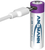 ANSMANN Li-Ion accu/batterij Mignon AA met USB-C koppeling, 4 stuks in doosje