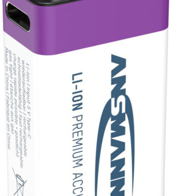 ANSMANN Li-Ion accu/batterij E-Blok met USB-C koppeling