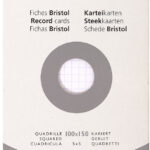 EXACOMPTA systeemkaarten, 100 x 150 mm, geruit, wit