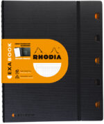 RHODIA collegeblok EXABOOK, A4+, geruit, zwart