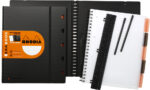 RHODIA collegeblok EXABOOK, A4+, geruit, zwart