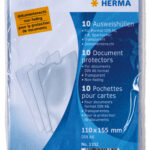 HERMA ID-kaart hoes, PP, enkelvoud, 0,14 mm, 110 x 155mm, 10 st.