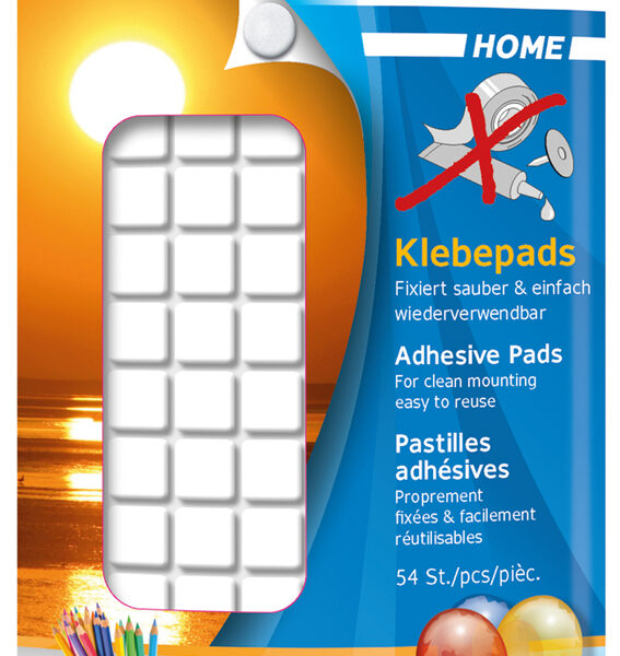 HERMA lijmpads, wit, verwijderbaar