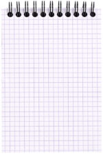 RHODIA schrijfblok met spiraal no. 13, DIN A6, geruit, oranje