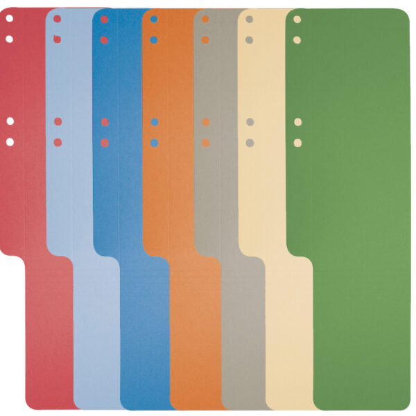 EXACOMPTA scheidingskaart, karton, 100 stuks, rood