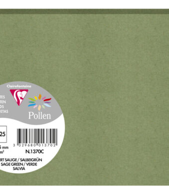 Pollen by Clairefontaine kaart C6, saliegroen