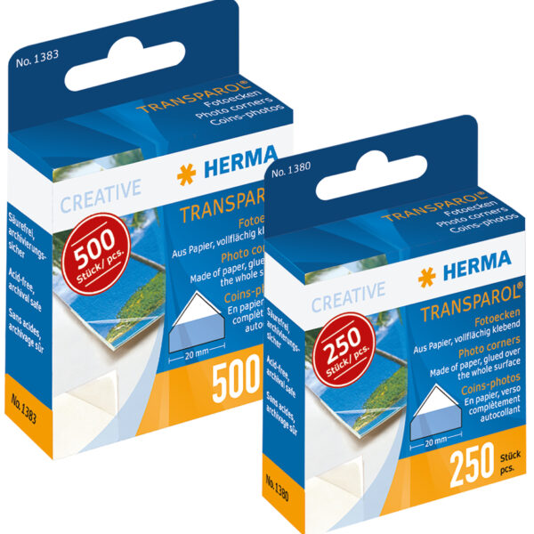 HERMA Transparol fotohoekjes, inhoud: 250 stuks
