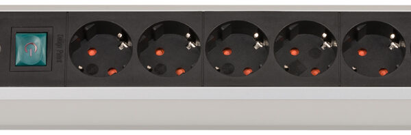 brennenstuhl stopcontactenlijst Premium-Alu-Line, 6-voudig