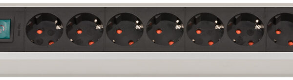 brennenstuhl stopcontactenlijst Premium-Alu-Line, 8-voudig