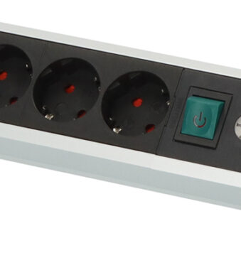 brennenstuhl desktop-stopcontactenlijst Alu-Office-Line, 4-voudig