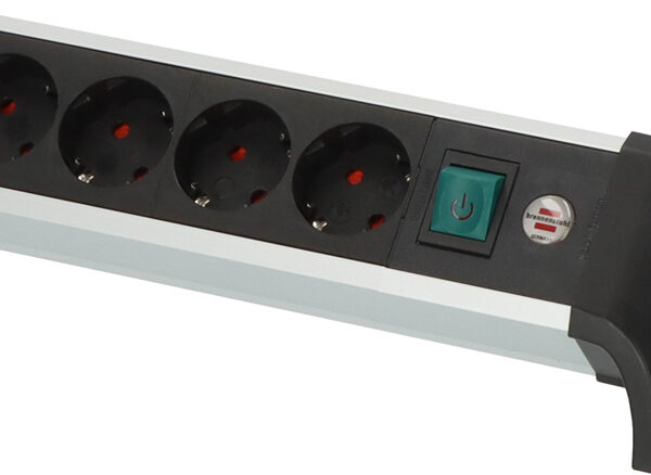 brennenstuhl desktop-stopcontactenlijst Alu-Office-Line, 4-voudig