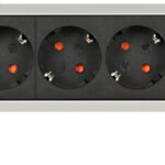 brennenstuhl stopcontactenlijst Alu-Office-Line, 4-voudig