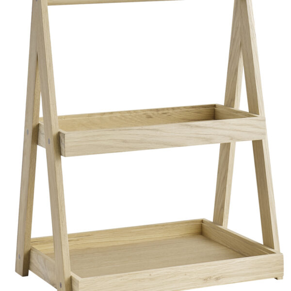 APS etagère VALO, 2-niveaus, eiken, 350 x 265 x 445 mm