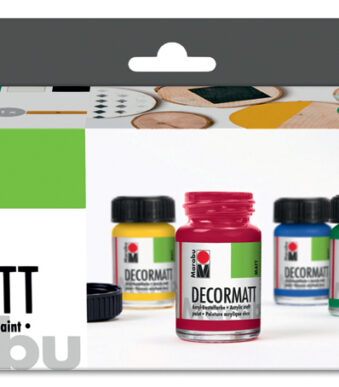 Marabu acrylverf 'Decormat', startersset