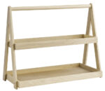 APS etagère VALO, 2-niveaus, eiken, 555 x 265 x 445 mm