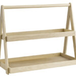 APS etagère VALO, 2-niveaus, eiken, 555 x 265 x 445 mm