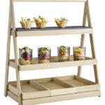 APS etagère VALO, 3-niveaus, eiken, 555 x 325 x 640 mm