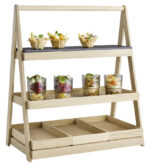 APS etagère VALO, 3-niveaus, eiken, 555 x 325 x 640 mm