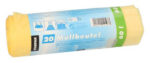 STARPAK afvalemmerzak HDPE, met trekband, 60 liter, geel